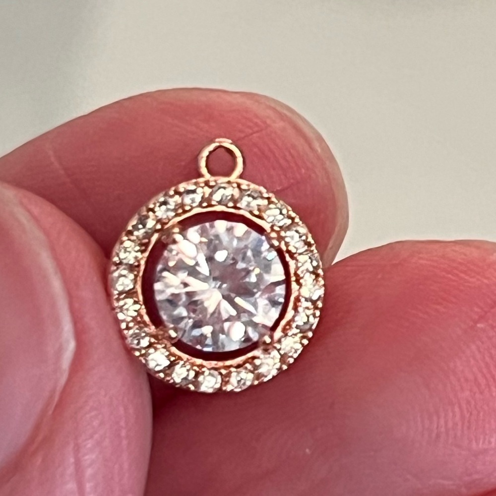 Rose Gold Diamond Pendant